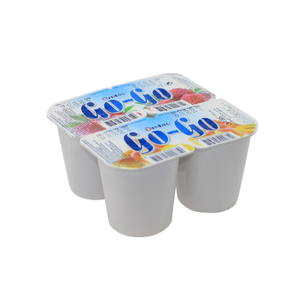 Yoghurt Assorted Fruits Rasberry & peach - GOGO