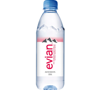 Evian Natural Mineral Water 50cl by 12 pieces