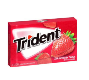 Trident Gums Sugar Free Strawberry