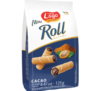 Gastone Lago Mini Roll Wafer Cocoa Bag