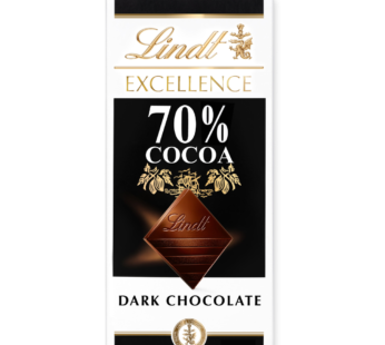 LINDT EXCELLENCE DARK CHOC 70%