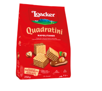 LOACKER QUADRATINI WAFERS NAPOLITANER 125G