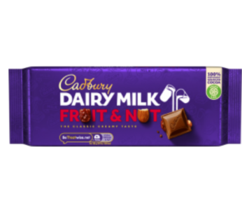 Cadbury fruits and nut chocolate  180g