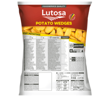 wedges potato 2.5 kg lutosa