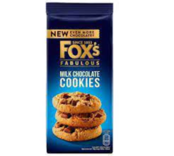 FOXS FABULOUS MILK CHOCO COOKIES 180G