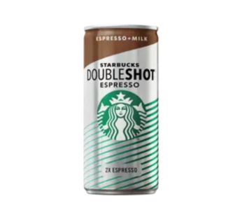 Starbucks double shot espresso +milk  200ml