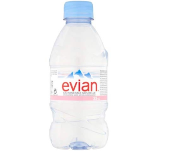 Evian water 30cl per piece