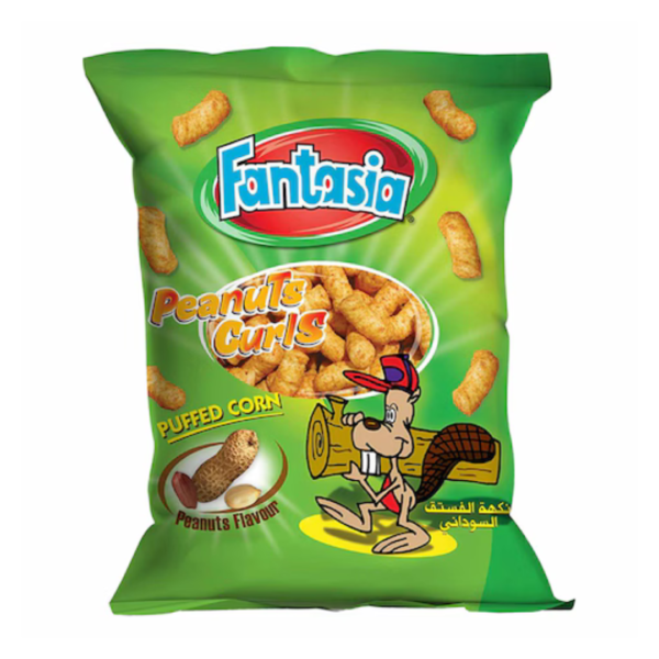 Fantasia peanut curls 80g