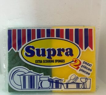 supra dish sponge 2 pieces