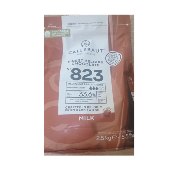 Callebaut milk chocolate callets 2.5kg