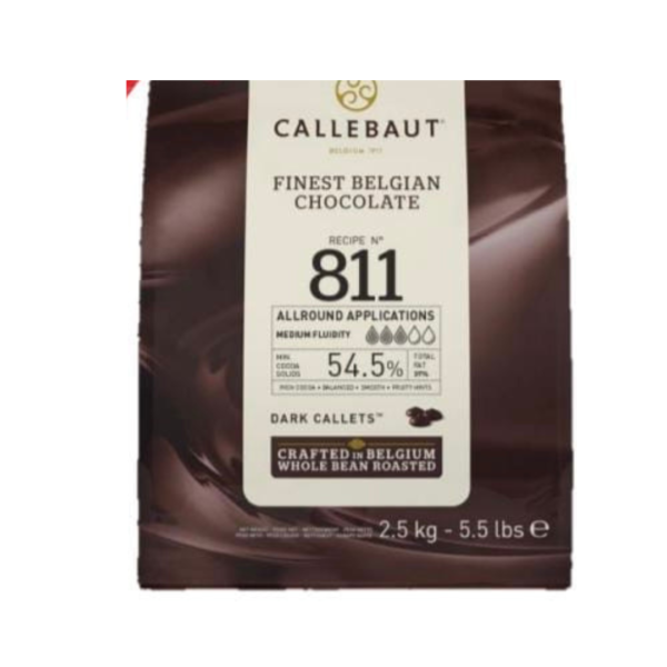 Callebaut dark chocolate callets 2.5kg