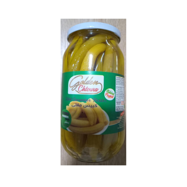 Golden chtaura wild cucumber pickles 1000g