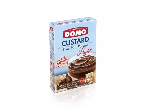 Domo custard chocolate light