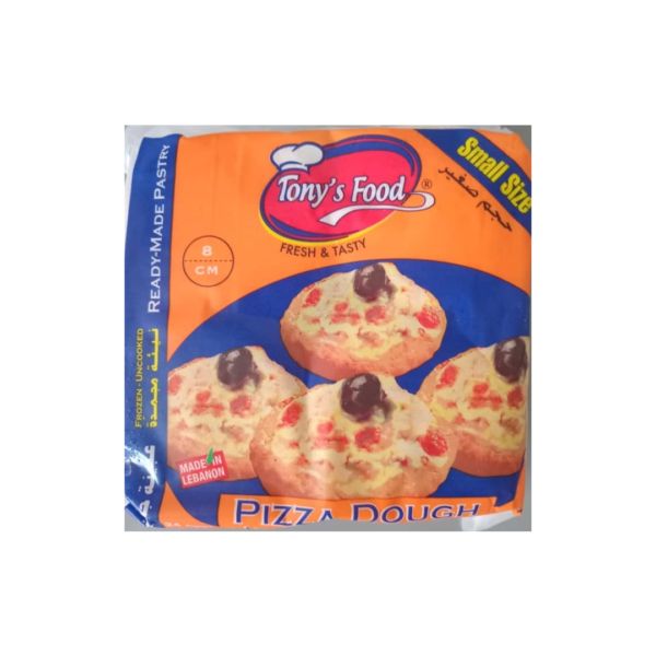 Tonys food pizza dough small 24 pieces