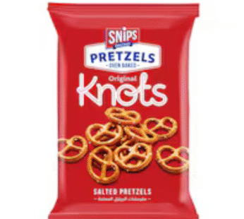snips knots pretzels knot salt 30g