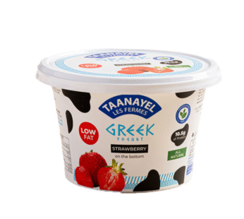 Taanayel greek yogurt strawberry 150g