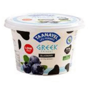 Taanayel greek yogurt blueberry 150g
