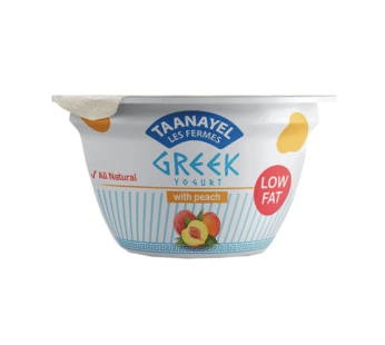 Taanayel greek yogurt peach 150g