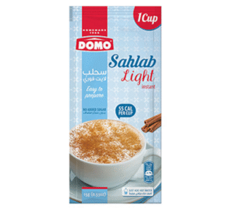 domo sahlab light x2 sachets