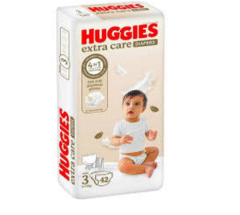 huggies diapers size3 (6 to 10 kilos) 42 diapers