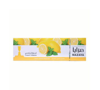 mazaya tobacco mint and lemon x10