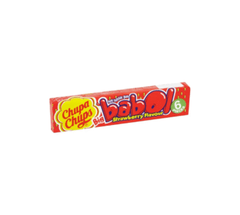 chupa chups babol gum strawberry x6p