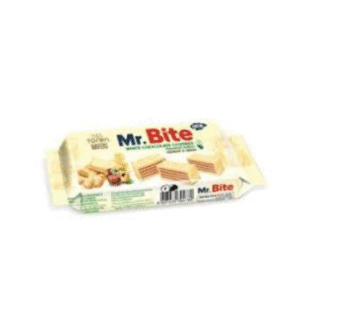 mr bite white chocolate wafer