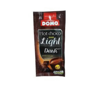 domo dark hot chocolate light x2 sachets