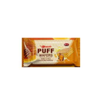 puff wafers honey and milk  mamuda