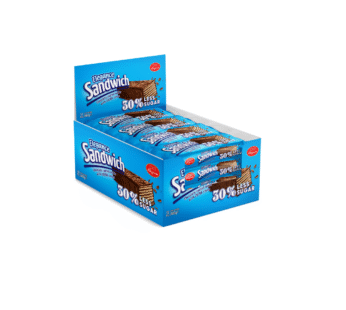 elegance sandwich chocolate cocoa wafer 30% less sugar