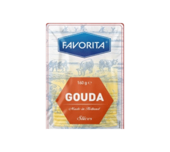favorita gouda cheese sliced 160g