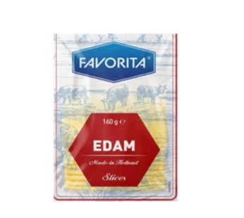 favorita edam cheese sliced 160g