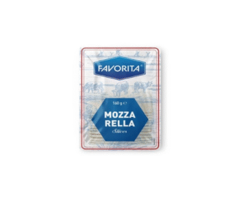 favorita mozarella cheese sliced 160g
