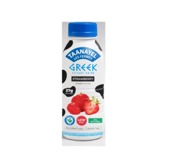 greek yogurt bottle 27g of protein strawberry