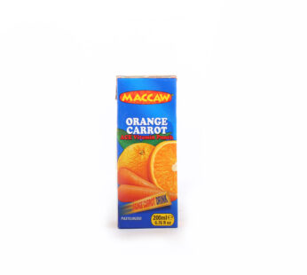 maccaw juice orange carrot 180ml