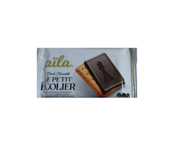 aila le petit ecolier dark chocolate with biscuit 20g